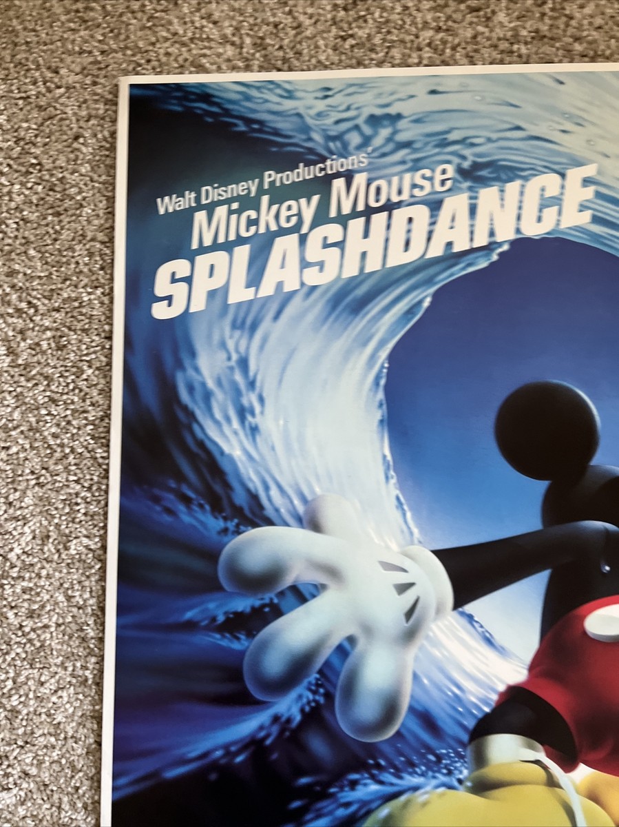 Walt Disney Productions Mickey Mouse Splashdance 1983 poster Walt Disney Productions Mickey Mouse Splashdance 1983 poster