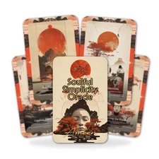 Soulful Simplicity - 22 Oracle Cards - Find Clarity in Life’s Simple Truths - Pe