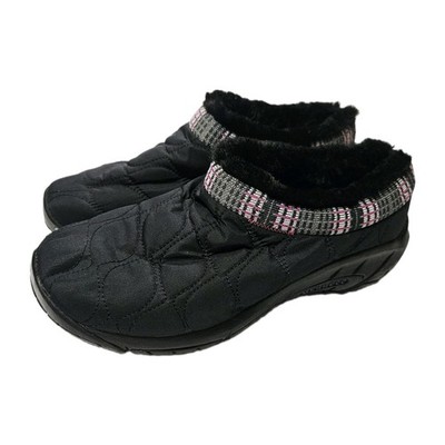 Merrell Encore Ice 4 Puff J004866 Womens Pink Canvas Clog Flats Shoes Size 8 W