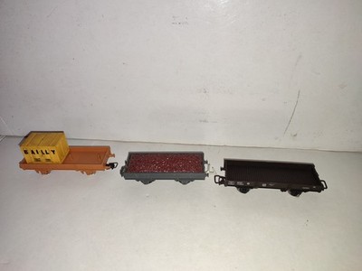 JOUEF HO SET 3 FLACHWAGEN 1 AUS ERZ + 1 CONTAINER BAILLY + 1 SNCF BEL ETA