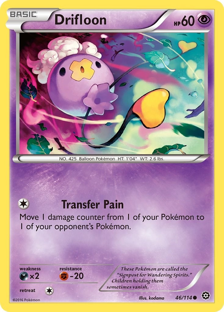 Drifloon LP Common XY - Steam Siege 46/114