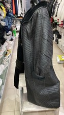 Veste En Cuir Véritable Giovane Pour Femme - Taille 44, Noir, Vintage En Très Bon état