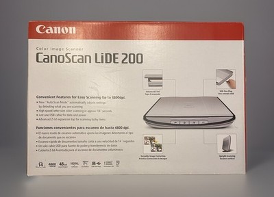 Canon Color Image Scanner CanoScan LiDE200 4800dpi ~ NEW Open BOX