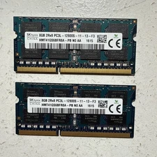 SK hynix 16GB (2 x 8GB) PC3L-12800S DDR3-1600 Laptop Ram Memory HMT41GS6BFR8A-PB