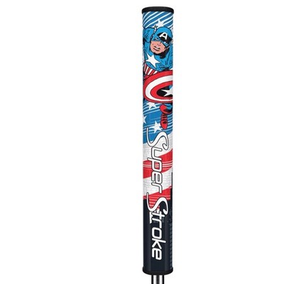 New SuperStroke Marvel Captain America Tour 2.0 Putter Grip & Ball Marker