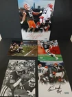 Cleveland Browns (5) Signed 8x10, 11x14 Photo Lot. PrimeTime And JSA Certified