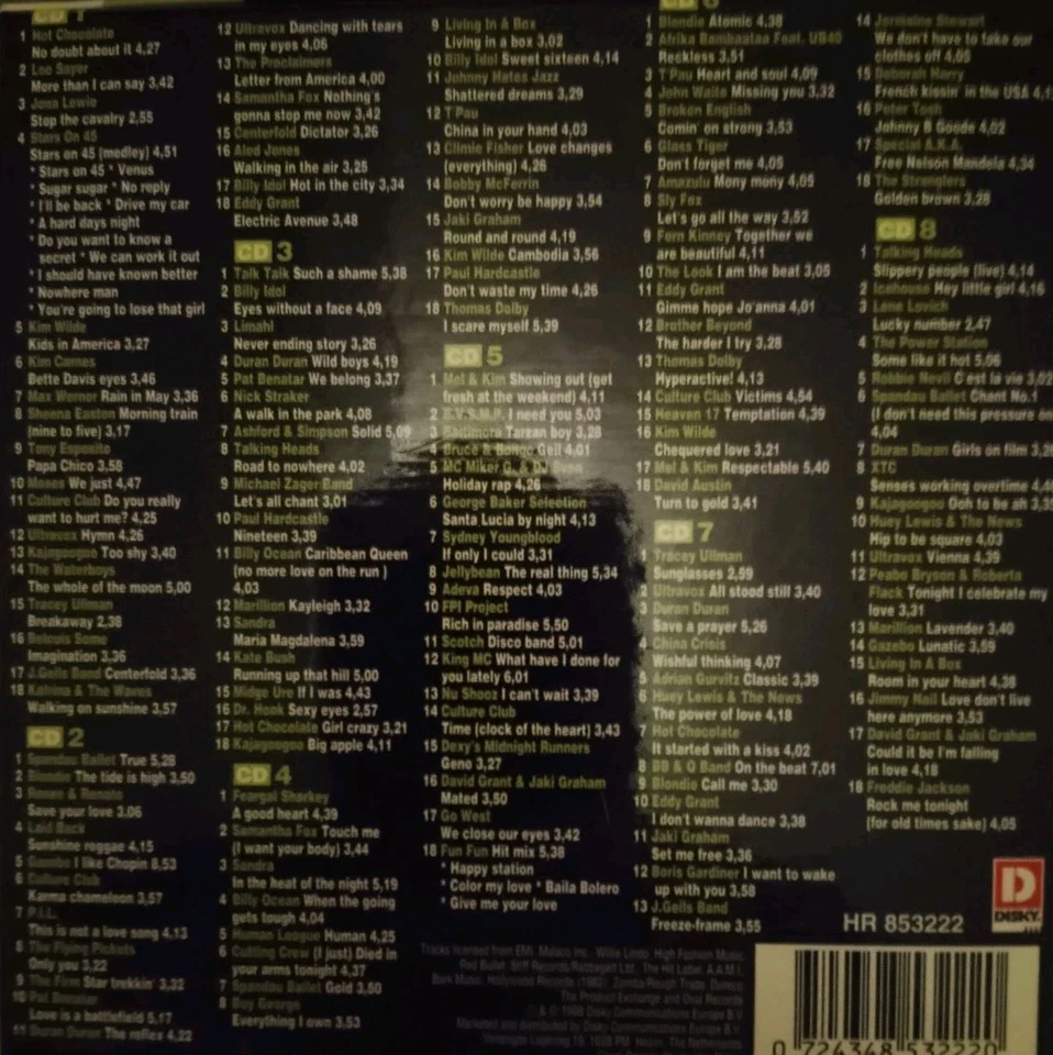 CD BOX Greatest Hits 60er, 70er, 80er 4x8 CDs - Bild 3 von 4