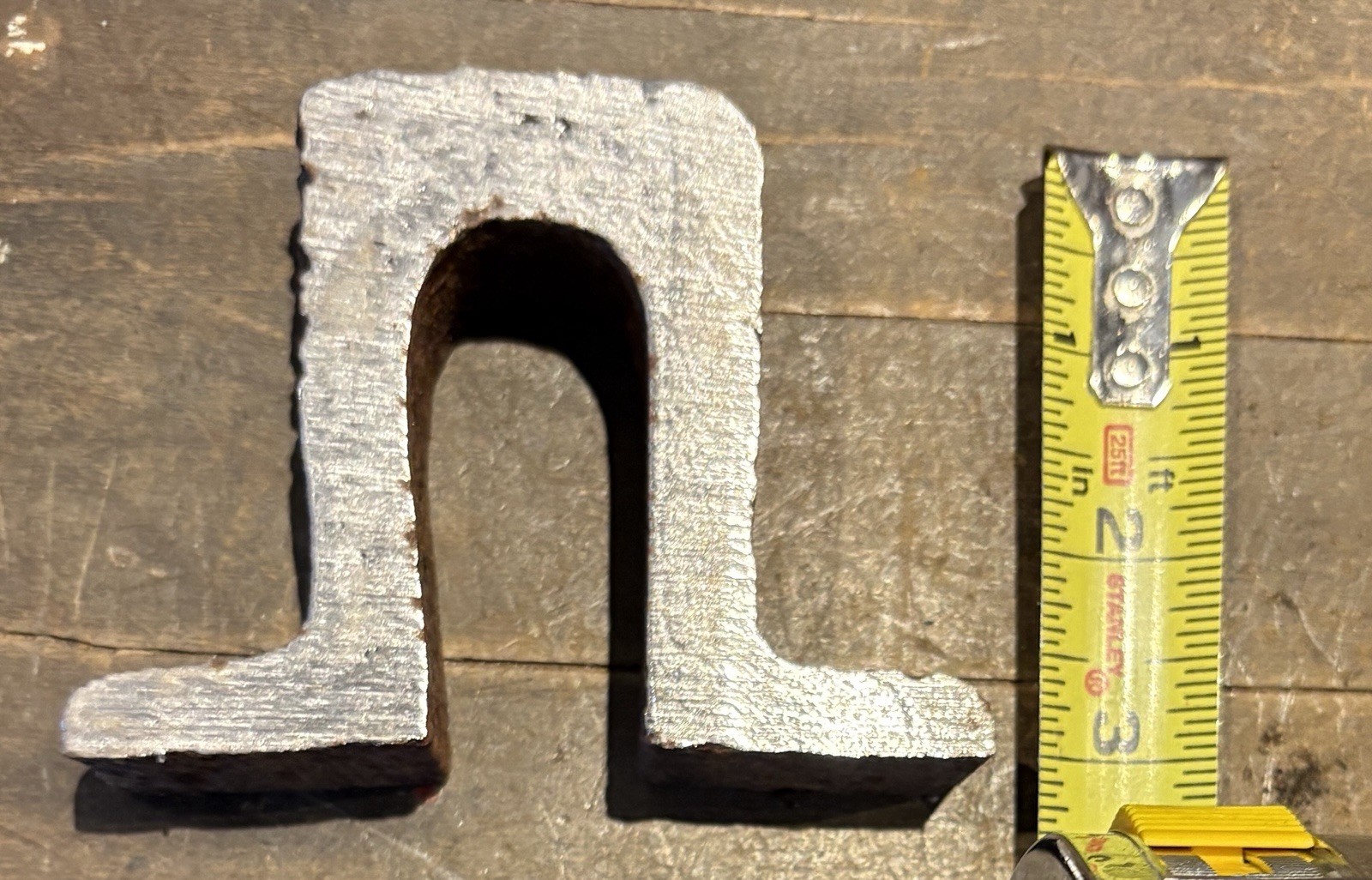 Section of Civil War era U-rail recovered in Petersburg, VA