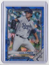 2021 Bowman Chrome Prospects Sapphire Daniel Lynch Kansas City Royals #BCP-54