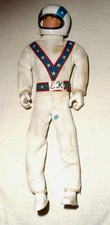 VTG EVEL KNIEVEL ACTION FIGURE DOLL Stunt Cycle Rider w/ HELMET  BELT 1970's