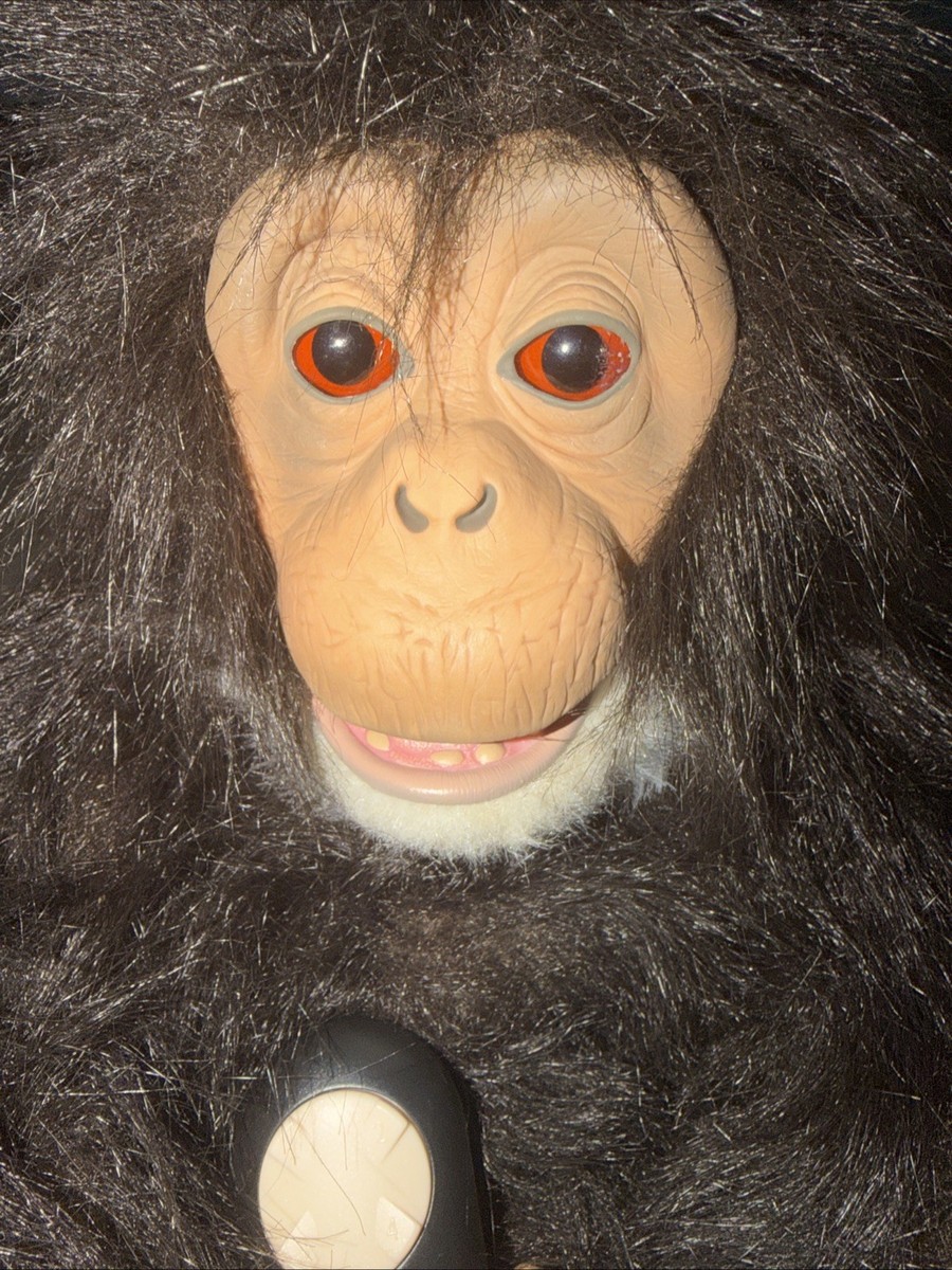 Hasbro 2005 FurReal Friends Cuddle Interactive Animated Chimp
