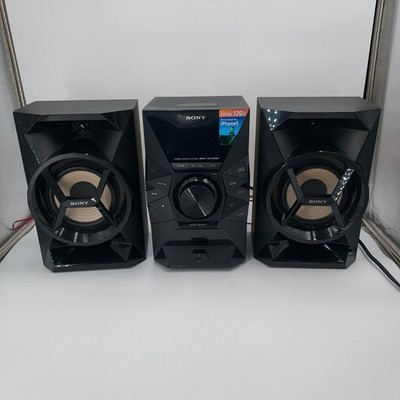 Sony MHC-EC619iP MicroHi-fi Home Audio System iPhone FM Radio CD USB Tested