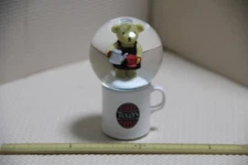 Tully Bear Water Globe Tully's Coffee Teddy Bear Collectible Clear Glass 5.3cm U