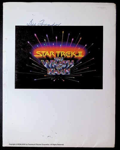 Star Trek II Wrath of Khan Pressbook Paramount Movie Promo Booklet Rare