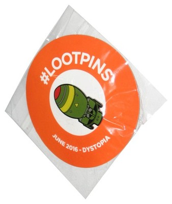 Fallout Juni 2016 Dystopia Lootcrate Exklusiv Pin Collector