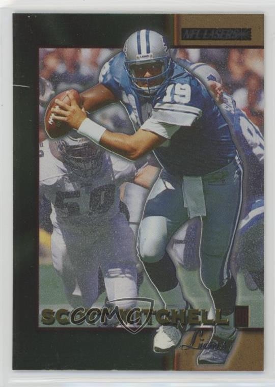 1996 Score Board NFL Lasers Scott Mitchell #53 0q3