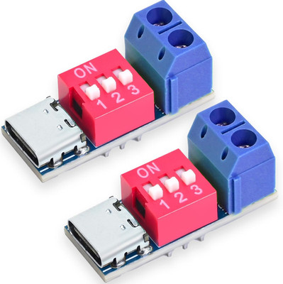 USB-C PD Trigger Board Module PD/QC Decoy Board Fast Charge USB Type-C to 5-20V 