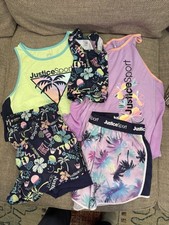Justice Sport - Youth XL 2 tanks, 2 shorts, 1 sports bra. Total of 5 pieces 