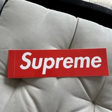 Supreme Red Box Logo Sticker 100% Authentic