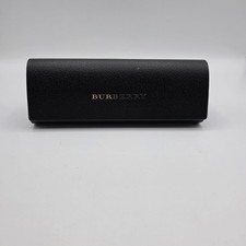 Burberry Black Textured Hard Case for Glasses Sunglasses Eyewear Storage Luxury