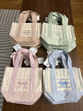 Trader Joes Mini Tote Bag Striped Limited Edition 4 Color Options Us Fast Ship