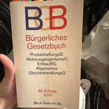 BGB Bürgerliches Gesetzbuch, Beck-Texte im d...