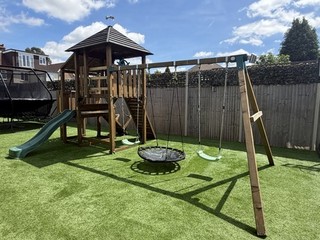 Plum Play Bison PlayCentre Climbing Frame (wooden) Garden Toys For Kids