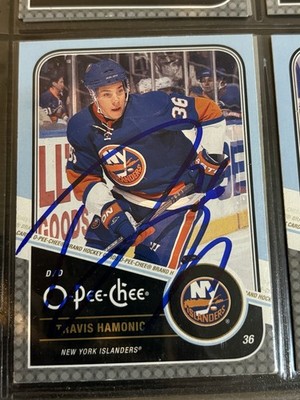 Signed 2011/12 OPC O-PEE-CHEE  Auto Card Wow! Travis Hamonic Islanders
