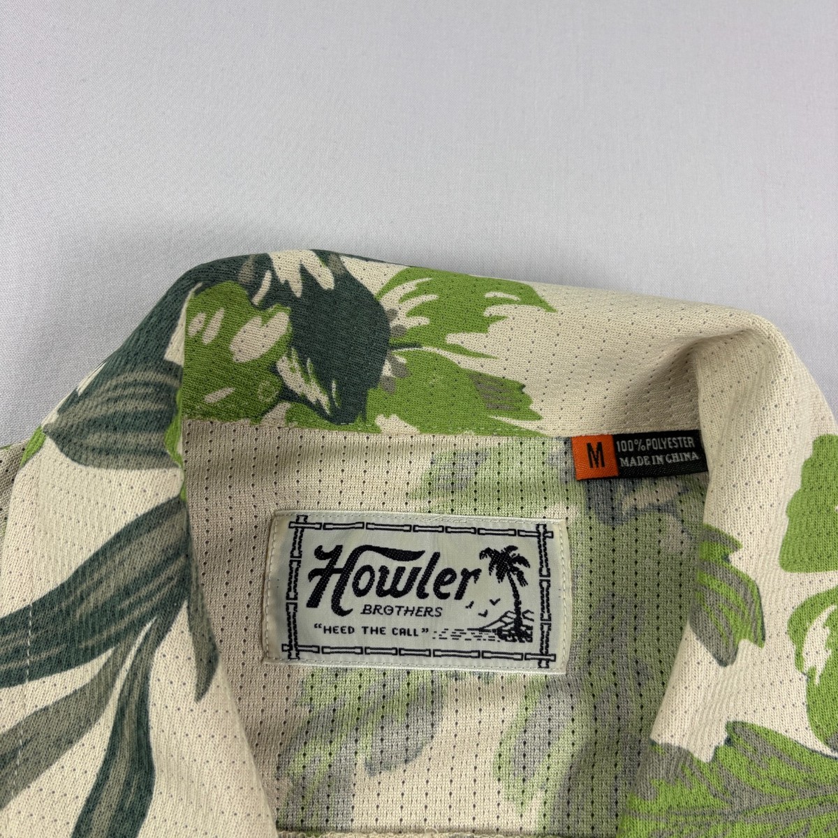 Chemise Howler Bros Homme – Vert à Carreaux – Performance – Manches Courtes – Taille M