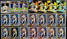 (21) Lot JACOB MISIOROWSKI 2026 Topps GOLD #’d /2026, Rainbow Foil, Rip Night RC