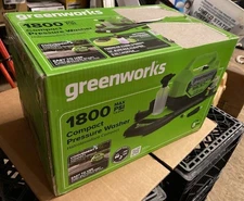 GreenWorks 1800 PSI Compact Cold Water Pressure Washer 1.2 GPM NEW SEALED