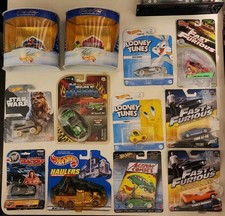 Sorted Diecast Car Lot Hot Wheels Fast Furious Looney Tunes Star Wars Zamac