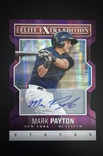 2014 Panini Elite Extra Edition - Mark Payton #12 Status Purple Die-Cut...