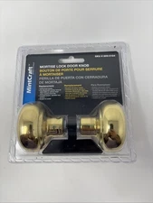 Brass Entry Door Knobs Mortise Mintcraft FACTORY SEALED
