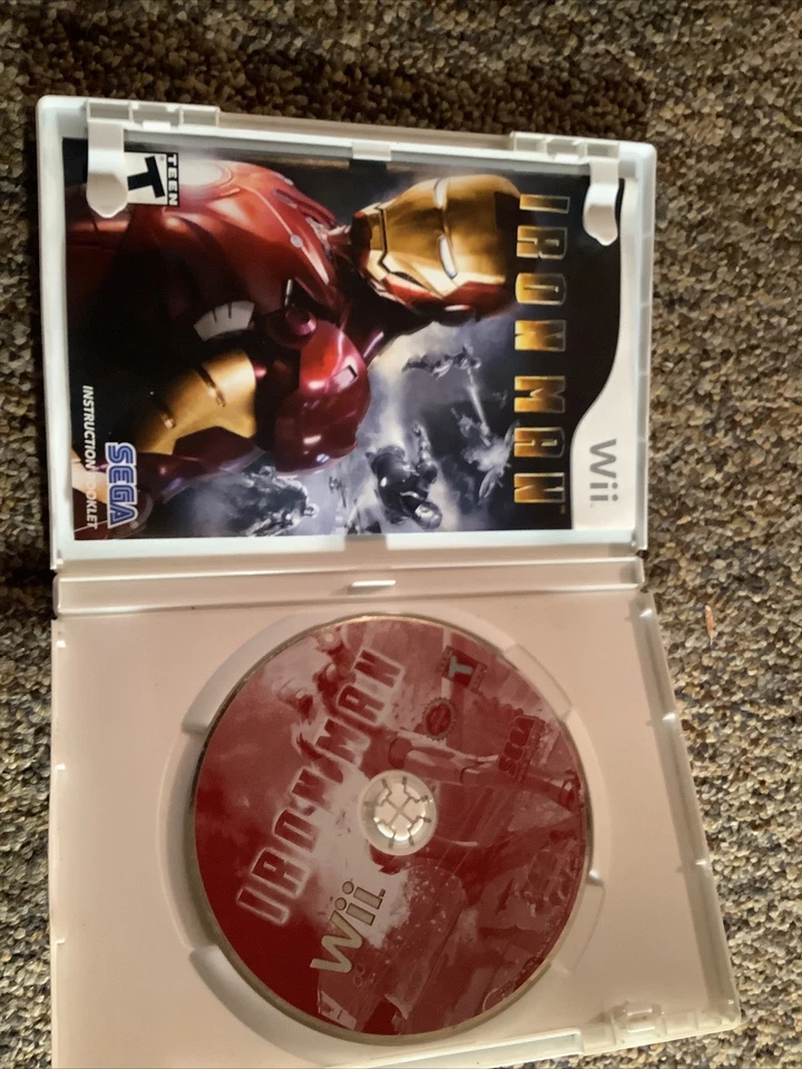 🦾 Iron Man (Nintendo Wii, 2008) – Complete w/ Manual – Very Good Condition - Image 2 of 3