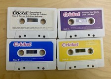 (4) Vintage Cricket Indoor Play Time Cassette Tapes Lot, Playmates Toys, 1986