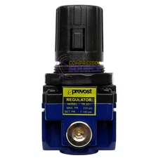 Prevost KTR 201 Pressure Regulator 1/4" FNPT Inlet & Outlet 21.18 Cfm 7-145 Psi