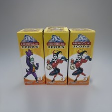 DC HEROCLIX ICONS Booster Pack 2005 Wizkids- 3 Pack