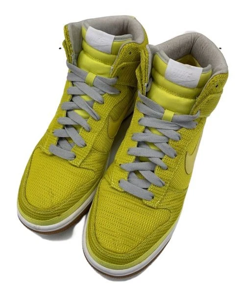 Baskets homme Nike Dunk High Supreme jaune citron US9/27 cm