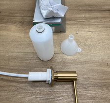 Hansgrohe 04857250 Locarno Deck Mounted Soap Dispenser ,Brushed Gold Optic