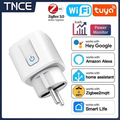 Smart Plug WiFi Steckdose EU 16A/20A Power Monitor Timing Funktion