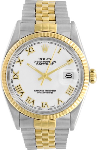 Rolex Datejust 16013 Stainless Steel White dial 36mm Automatic...