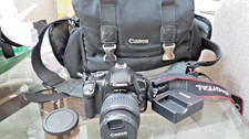 CANON EOS REBEL XSI CLEAN DIGITAL CAMERA BUNDLE 18-55 LENS 12.2 MEGAPIXELS