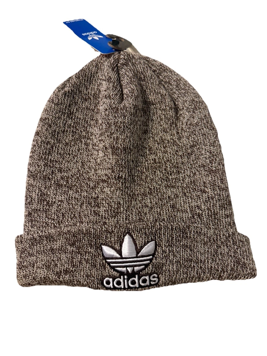 adidas gazelle silver green womens adidas White Cuffless Knit Beanie