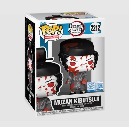 Demon Slayer Funko Pop Muzan Kibutsuji Bloody Exclusive #2212 +Protector PreSale