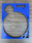 Technics BLUE METAL Faceplate Cover for SL1200MK2 /SL1210MK2 Turntable