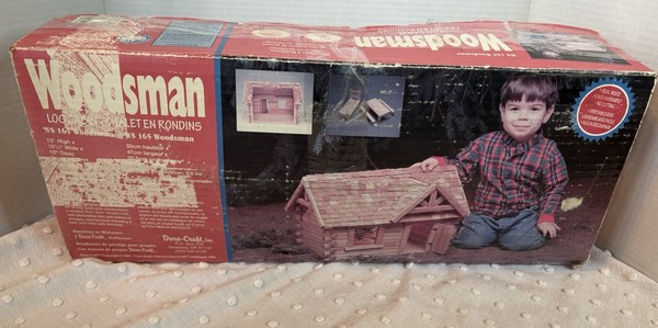 Kit de construcción de chalet cabaña de troncos vintage de leñador 1996 kit modelo hágalo usted mismo