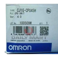 OMRON CJ1G-CPU45H CJ1GCPU45H PLC Loop Control and Sequence Control CPU UNIT NEW
