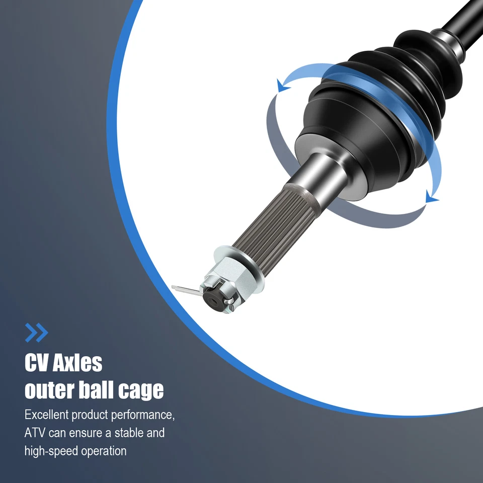 CV Axle Set Fits Polaris Ranger XP 700 2007-2009 Rear Left & Right - Image 3 of 4