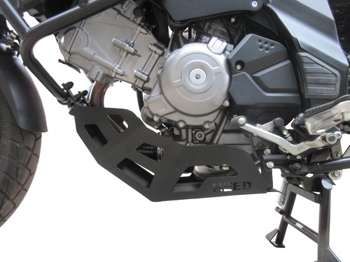 Cubre carter HEED SUZUKI DL 650 V-Strom (2017 - 2025) aluminio negro - Imagen 3 de 3